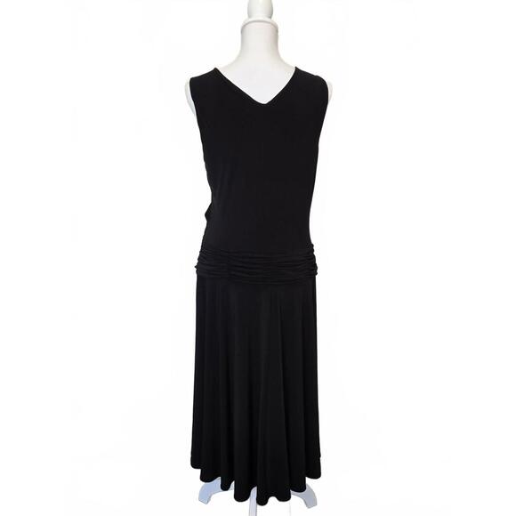 Adrianna Papell Ruffled V-Neck Dress‎ Size 16 NWT (New) - Picture 3 of 4
